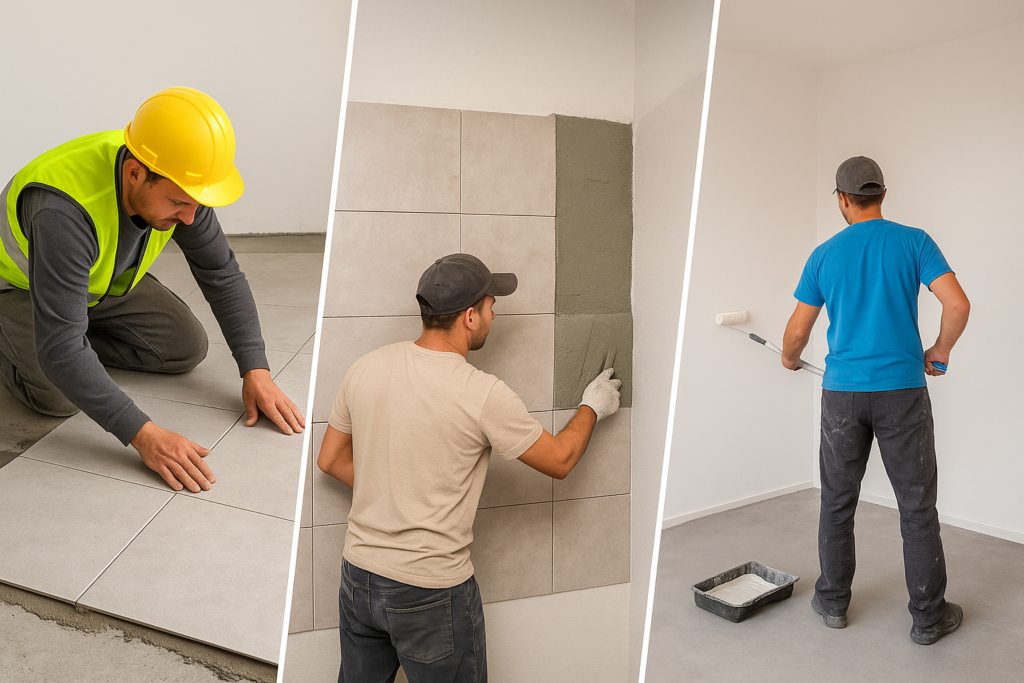 flooring,tiling, painting & polishing